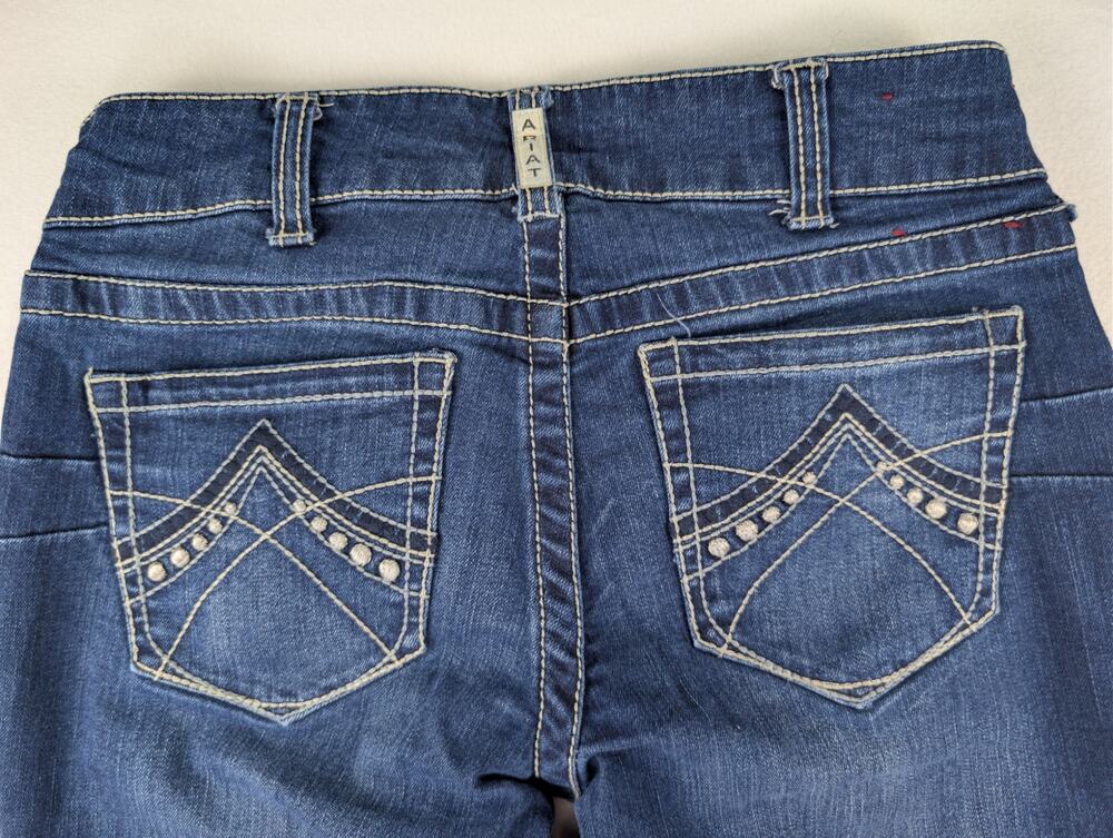 Ariat R.E.A.L. Denim Women’s 27R Bootcut Jeans Western Cowgirl Blue
